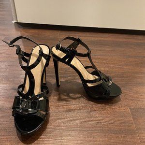 Patent Leather Sandal Heels
